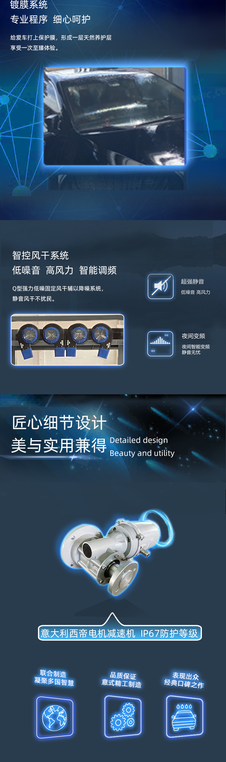 欧Ⅱ—A5型 全自动隧道洗车机(五刷双洗)